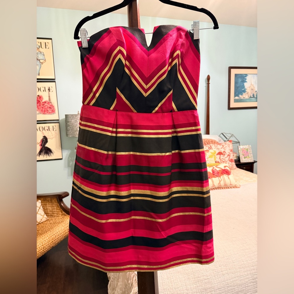 Vineyard Vines Vibrant Red Silk Blend